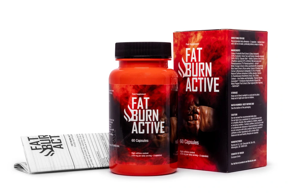 Fat Burn Active bottle and box